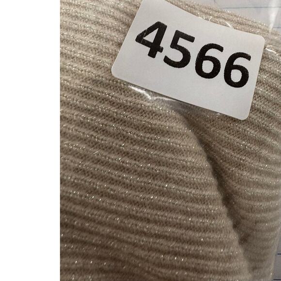 Vila Milano Large Cream Metallic Sweater NEW NWT - Picture 11 of 11